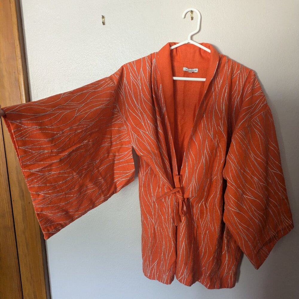 The Odder Side Linen Kimono - image 2